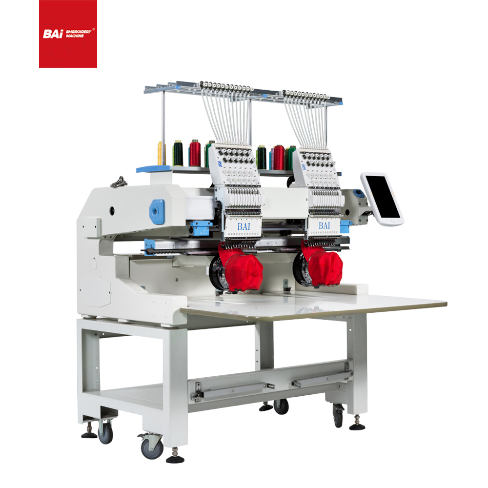 BAI High Quality Large Computerized Embroidery Machine with Free Machine Embroidery Designs