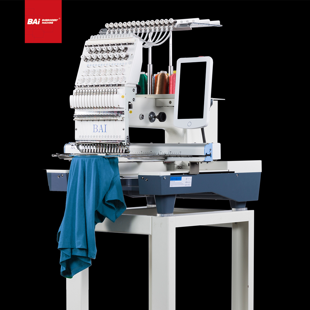 BAI High Quality Mini Computerized Embroidery Machine with Factory Price
