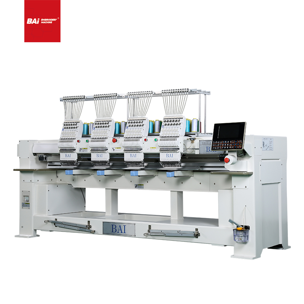 BAI High Speed Automatic 4 Heads Embroidery Machine for Commercial 