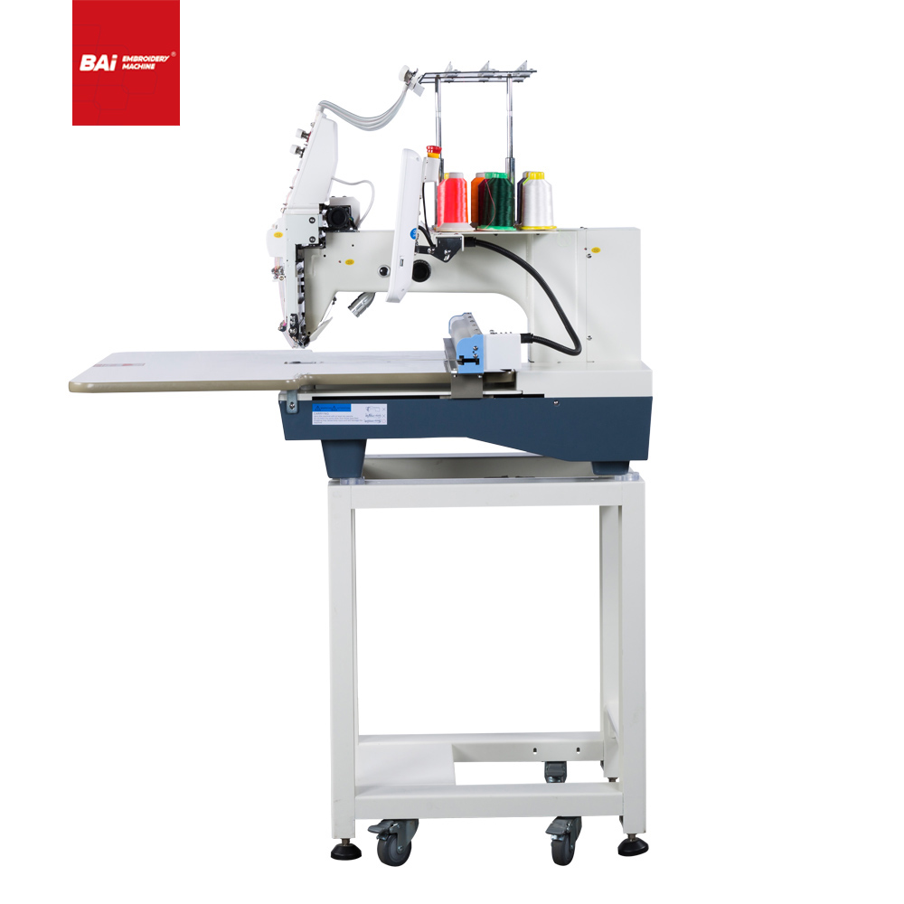 BAI single head automatic industrial embroidery machine with DAHAO electric control system