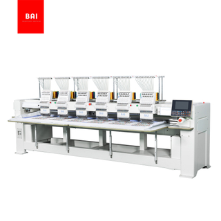 BAI High Speed Automatic Multifunctional Computer 6 Heads Hat Embroidery Machine Price