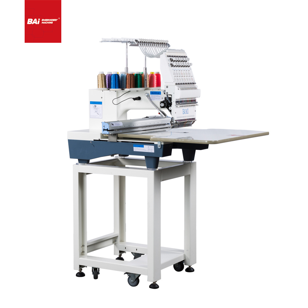 Hot Selling BAI High Speed Single Head Computerized Embroidery Machine with Actory Price
