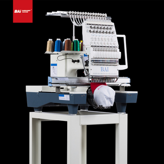 BAI Multifunctional Single Head High Speed Computerized Embroidery Machine for Cap T-shirt Flat