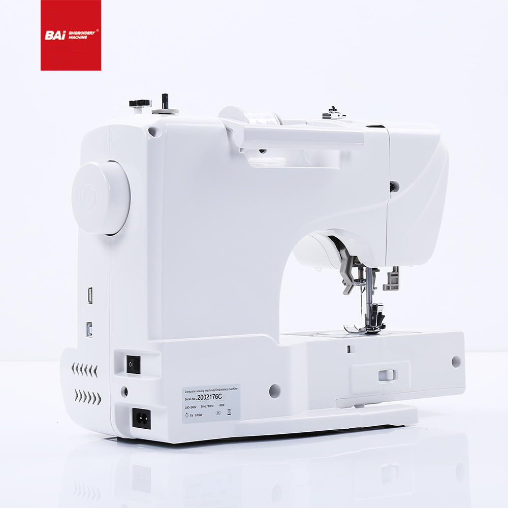 BAI Cheap Price Multi-function Automatic Domestic Home Embroidery Sewing Machine for Computer