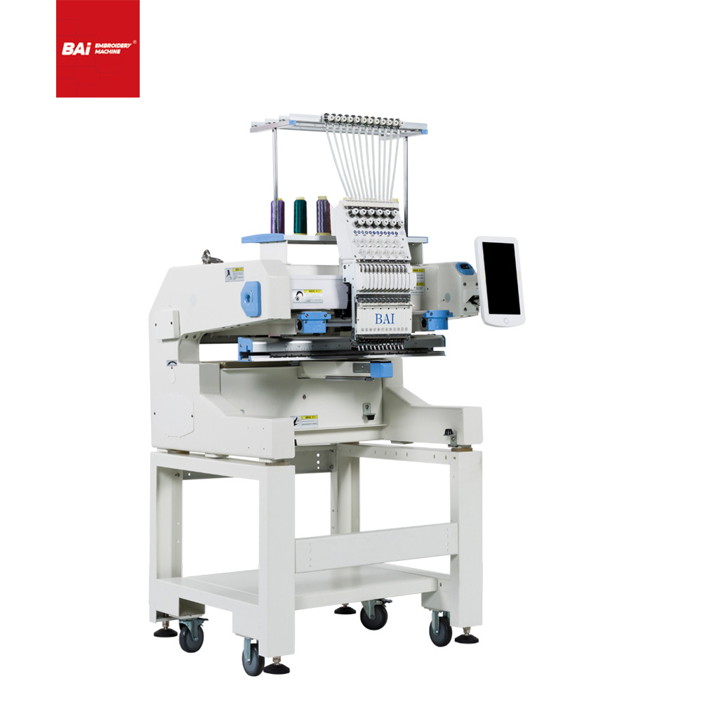 BAI High Quality Single Head Embroidery Machine with Computer for Price