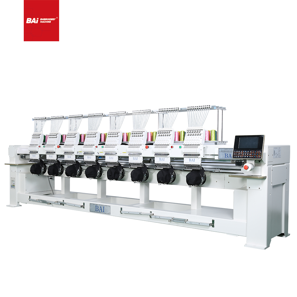 BAI Multifunctional High Quality 12 Needle Eight Head Embroidery Made in China, China Factory Embroidery Machine