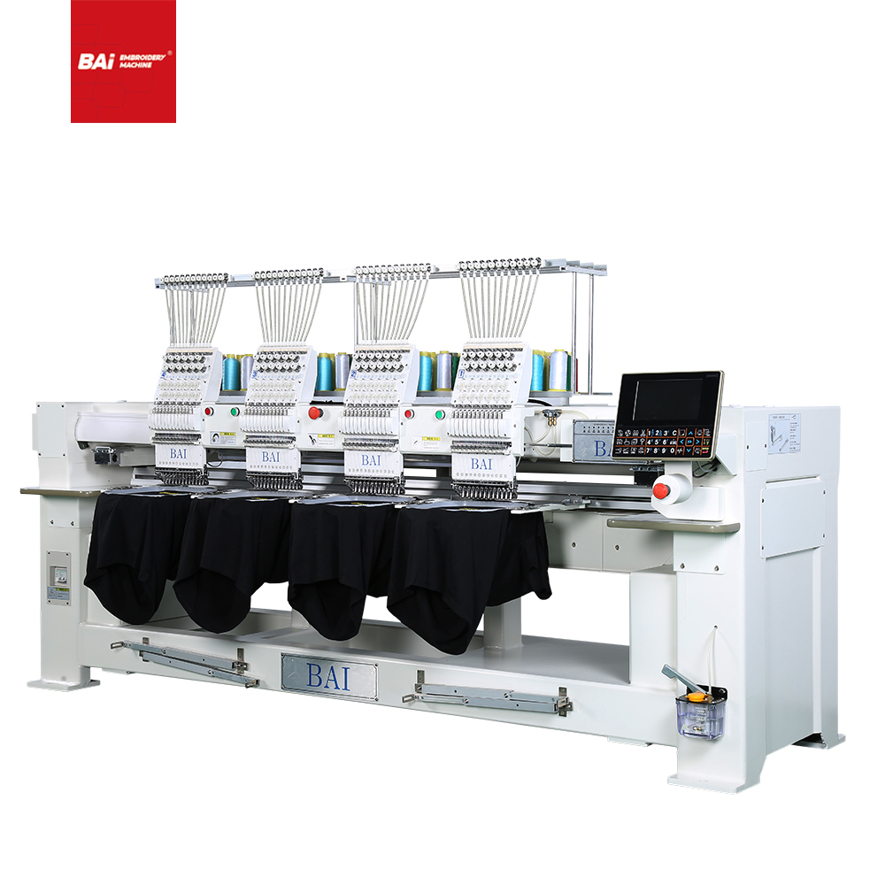 BAI Multi 4 Head Commercial Garment Embroidery Machine for Sale