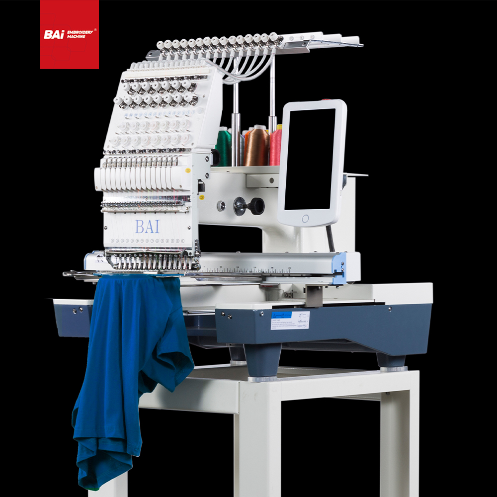 BAI Single Head 300*500mm Area Computerized Embroidery Machine That Can Embroidery Religious Clothes