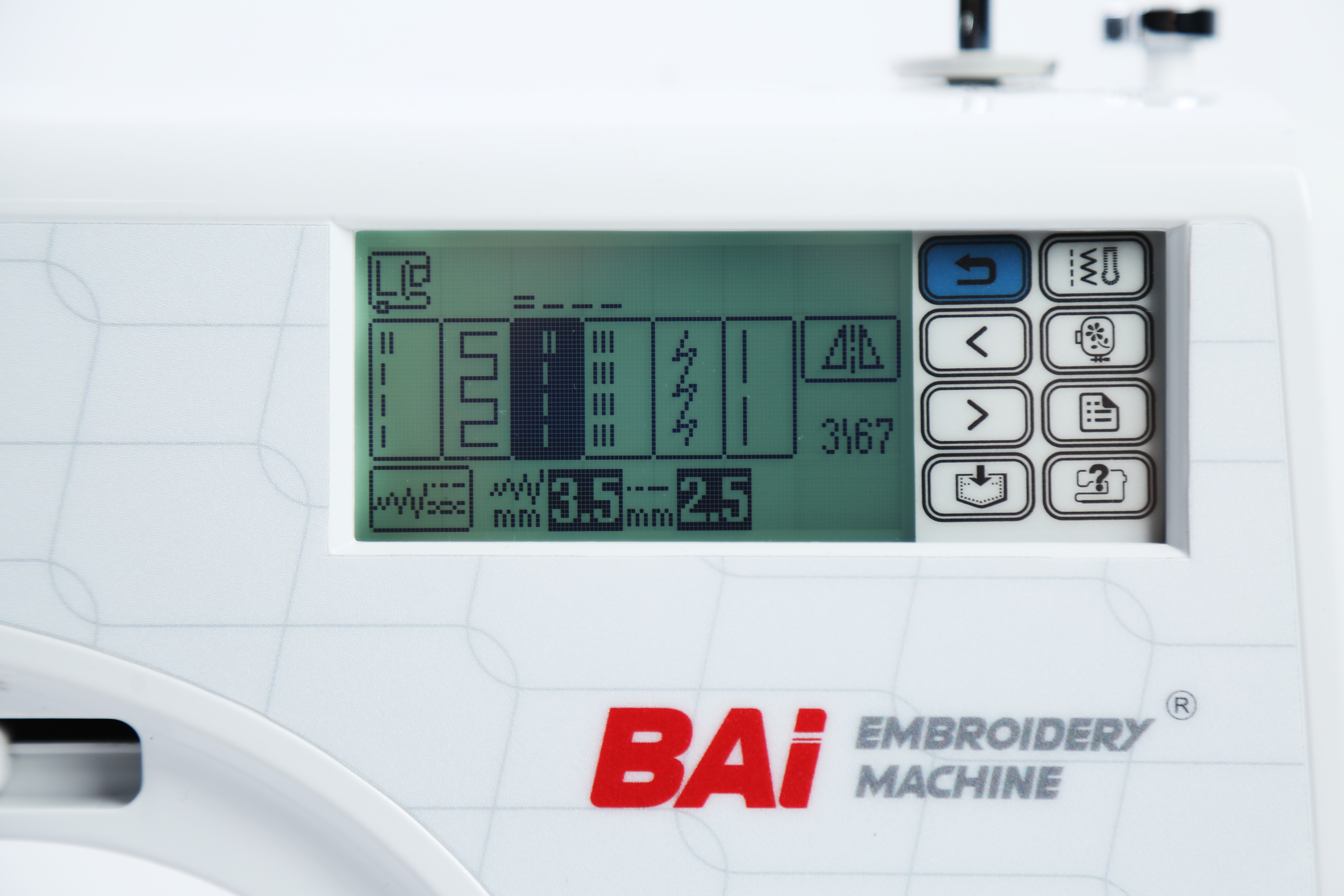 BAI Compound Feed Sewing Machines for Embroidery And Sewing Machine 9mm Stitches